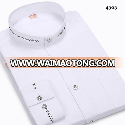 White 100%cotton wholesale price hot sale clothing mens formal shirts